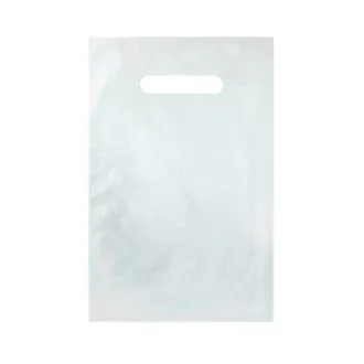 Taška PE průhmat 20x30cm bílá Taška PE průhmat 20x30cm bílá