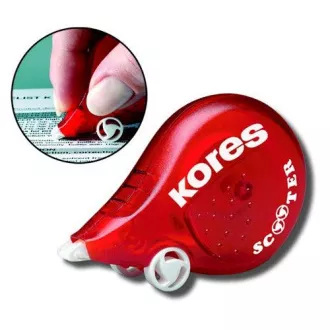 Korektor 4,2mm x 8m jednorázový Kores Scooter Korektor 4,2mm x 8m jednorázový Kores Scooter