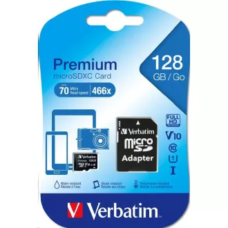 VERBATIM Premium U1 Micro SecureDigital SDXC 128GB VERBATIM Premium U1 Micro SecureDigital SDXC 128GB
