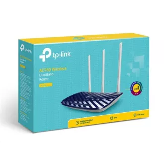 TP-Link Archer C20 Aginet WiFi5 router (AC750, 2, 4GHz/5GHz, 4x100Mb/s LAN, 1x100Mb/s WAN) TP-Link Archer C20 Aginet WiFi5 router (AC750, 2, 4GHz/5GHz, 4x100Mb/s LAN, 1x100Mb/s WAN)