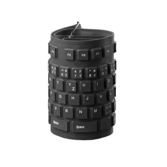 C-TECH klávesnice FK-01, gelová, flexibilní, černá, USB, CZ/SK C-TECH klávesnice FK-01, gelová, flexibilní, černá, USB, CZ/SK