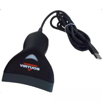 Virtuos CCD čtečka HT-10, USB (klávesnice/RS232 emulace), černá Virtuos CCD čtečka HT-10, USB (klávesnice/RS232 emulace), černá