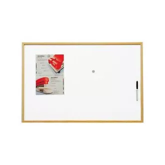 Tabule magnetická 60x90cm dřevěný rám bílá Tabule magnetická 60x90cm dřevěný rám bílá