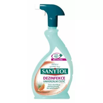 Dezinfekce univerzal Sanytol grep a citrónová tráva 500ml Dezinfekce univerzal Sanytol grep a citrónová tráva 500ml