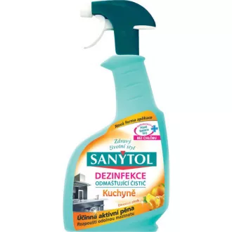 Odmašťovač kuchyní Sanytol 500ml Odmašťovač kuchyní Sanytol 500ml