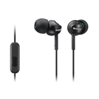 SONY stereo sluchátka MDR-EX110AP, černá SONY stereo sluchátka MDR-EX110AP, černá