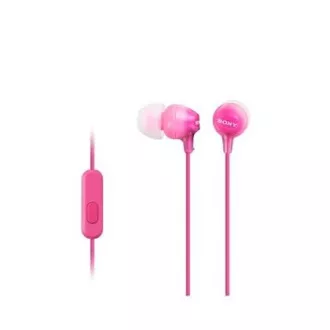SONY stereo sluchátka MDR-EX15AP, růžová SONY stereo sluchátka MDR-EX15AP, růžová