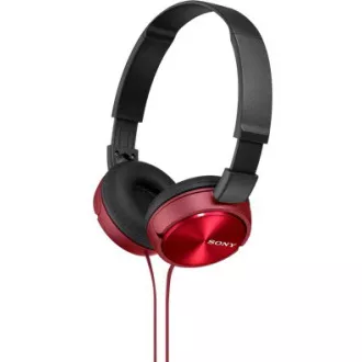 SONY stereo sluchátka MDR-ZX310, červená SONY stereo sluchátka MDR-ZX310, červená