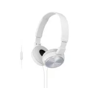 SONY stereo sluchátka MDR-ZX310AP, bílá