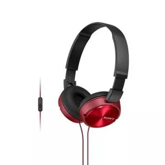 SONY stereo sluchátka MDR-ZX310AP, červená SONY stereo sluchátka MDR-ZX310AP, červená