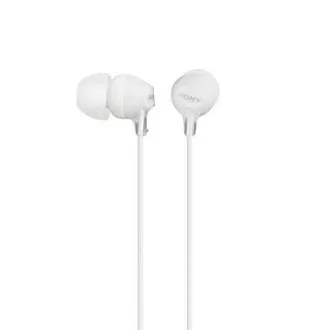 SONY stereo sluchátka MDR-EX15LP, bílá SONY stereo sluchátka MDR-EX15LP, bílá