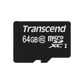 TRANSCEND MicroSDXC karta 64GB Class 10, UHS-I (45MB/s) TRANSCEND MicroSDXC karta 64GB Class 10, UHS-I (45MB/s)