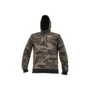 CRAMBE mikina s kapucí camouflage XS
