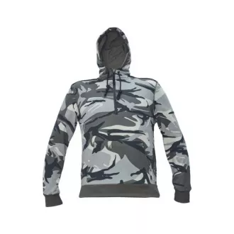 CRAMBE mikina s kapu šedá kamufláž 3XL CRAMBE mikina s kapu šedá kamufláž 3XL