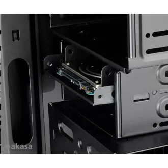 AKASA montážní kit pro 2, 5" HDD do 3, 5" pozice, 2x 2, 5" HDD/SSD, černý AKASA montážní kit pro 2, 5" HDD do 3, 5" pozice, 2x 2, 5" HDD/SSD, černý