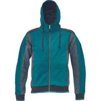 DAYBORO mikina s kapucí petrolejová 4XL DAYBORO mikina s kapucí petrolejová 4XL