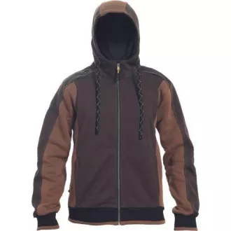 DAYBORO mikina s kapucí tm.hnědá 3XL DAYBORO mikina s kapucí tm.hnědá 3XL