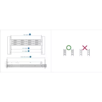 QNAP RAIL-B02 sada kolejnic, ližiny QNAP RAIL-B02 sada kolejnic, ližiny
