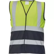 LYNX DUO vesta žlutá/černá 3XL