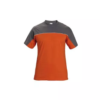 DESMAN triko šedá/oranžová M DESMAN triko šedá/oranžová M