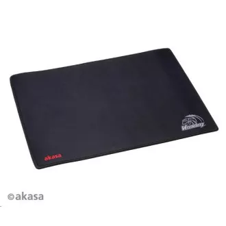 AKASA podložka pod myš Venom Black, tloušťka 3mm, přirodní pryž, odolná proti špíně a prachu, černá