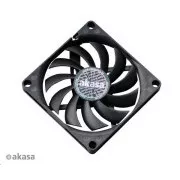 AKASA ventilátor Slimfan, 80 x 10mm, kluzné ložisko, pro HTPC systémy