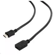 GEMBIRD Kabel prodlužovací HDMI - HDMI 1, 8m (zlacené konektory, stíněný)