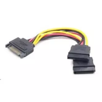 GEMBIRD Kabel SATA napájecí rozdvojka 2x SATA, 15cm GEMBIRD Kabel SATA napájecí rozdvojka 2x SATA, 15cm