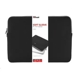 TRUST Pouzdro na notebook 15.6" Primo Soft Sleeve for laptops - black TRUST Pouzdro na notebook 15.6" Primo Soft Sleeve for laptops - black