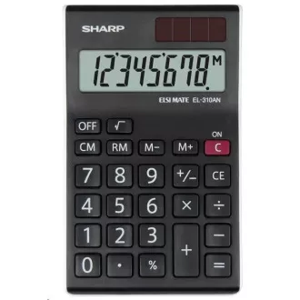 SHARP kalkulačka - EL-310ANWH - černá SHARP kalkulačka - EL-310ANWH - černá