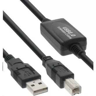 PREMIUMCORD USB 2.0 repeater a propojovací kabel A/M-B/M 10m PREMIUMCORD USB 2.0 repeater a propojovací kabel A/M-B/M 10m