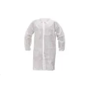 BAT jednoráz.návštěvnický plášť bílý M