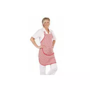 VENUS zástěra červená-bílá