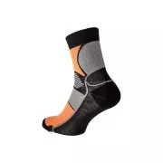KNOXFIELD BASIC ponožky černá/červ 39/40