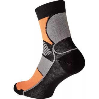 KNOXFIELD BASIC ponožky černá/oran 45/46 KNOXFIELD BASIC ponožky černá/oran 45/46