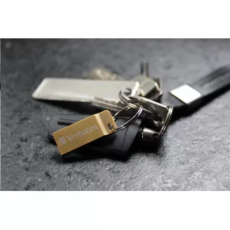 VERBATIM Flash Disk 16GB Metal Executive, USB 3.0, zlatá, kovová