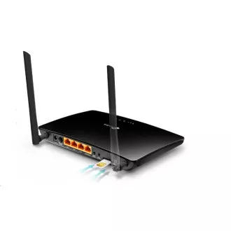 TP-Link TL-MR6400 WiFi4 router (N300, 4G LTE, 2, 4GHz, 3x100Mb/s LAN, 1x100Mb/s LAN/WAN, 1xmicroSIM) TP-Link TL-MR6400 WiFi4 router (N300, 4G LTE, 2, 4GHz, 3x100Mb/s LAN, 1x100Mb/s LAN/WAN, 1xmicroSIM)