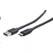 GEMBIRD USB 3.0 AM na Type-C kabel (AM/CM), 1, 8m, černý