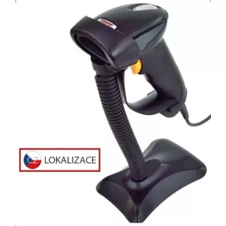 Virtuos CCD čtečka HT-310A s dlouhým dosahem, USB (klávesnice/RS232), stojánek, černá Virtuos CCD čtečka HT-310A s dlouhým dosahem, USB (klávesnice/RS232), stojánek, černá