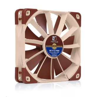NOCTUA Ventilátor NF-F12-PWM, 120mm, hnědá NOCTUA Ventilátor NF-F12-PWM, 120mm, hnědá