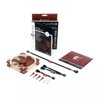 NOCTUA Ventilátor NF-F12-PWM, 120mm, hnědá NOCTUA Ventilátor NF-F12-PWM, 120mm, hnědá