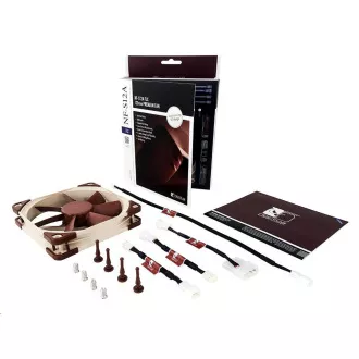 NOCTUA Ventilátor NF-S12A-FLX, 120mm, hnědá NOCTUA Ventilátor NF-S12A-FLX, 120mm, hnědá