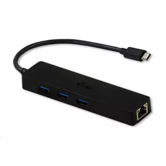 i-tec USB-C 3.1 Slim 3-portový HUB + RJ-45 i-tec USB-C 3.1 Slim 3-portový HUB + RJ-45