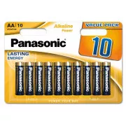 PANASONIC Alkalické baterie Alkaline Power LR6APB/10BW AA 1, 5V (Blistr 10ks)