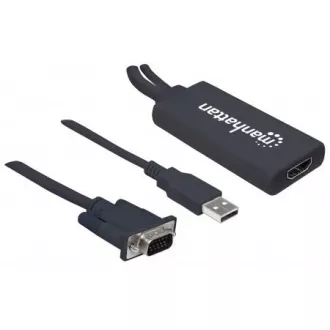 MANHATTAN Převodník z VGA a USB na HDMI MANHATTAN Převodník z VGA a USB na HDMI
