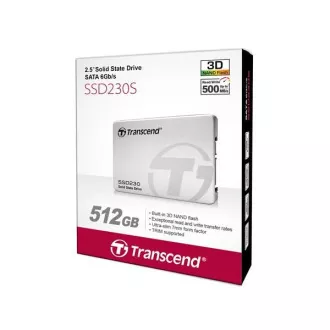 TRANSCEND SSD 230S 512GB, SATA III 6Gb/s, 3D TLC, Aluminum case TRANSCEND SSD 230S 512GB, SATA III 6Gb/s, 3D TLC, Aluminum case