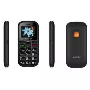 Aligator A321 Senior Dual SIM, šedá-černá + nabíjecí stojánek