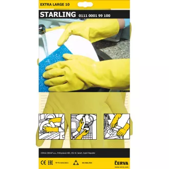 STARLING rukavice latexové XL