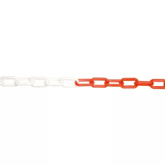 JSP Řetěz plast 6mm/25m červená/bílá JSP Řetěz plast 6mm/25m červená/bílá