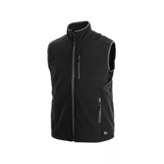 Pánská softshell vesta TOPEKA, černá, vel. 3XL Pánská softshell vesta TOPEKA, černá, vel. 3XL